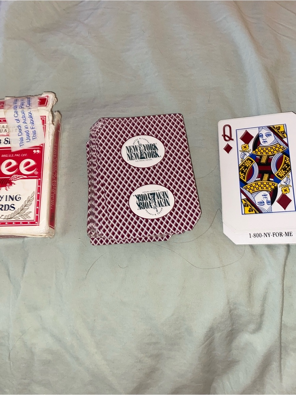 Red Playing Cards - Classic Casino Deck
